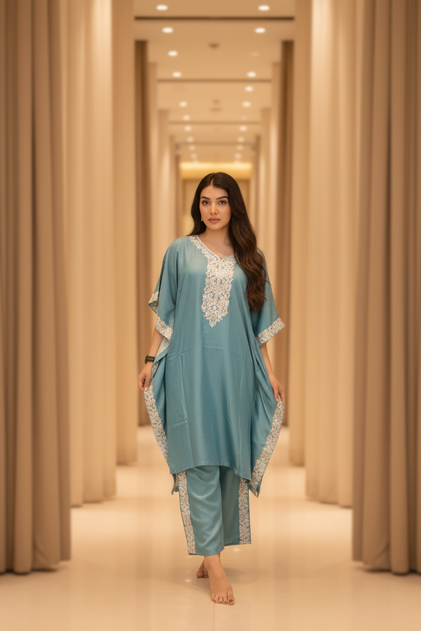 Kaftan with bottom