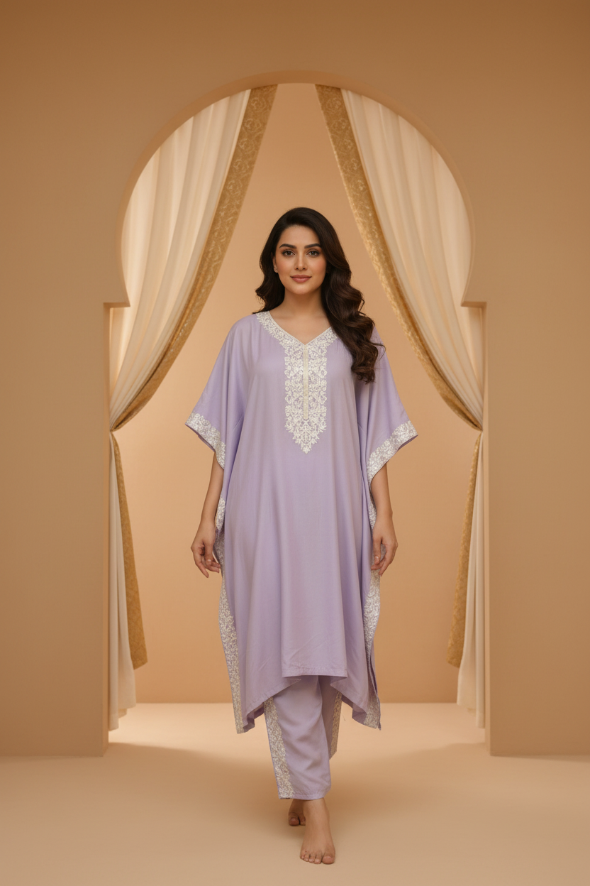 Kaftan with bottom