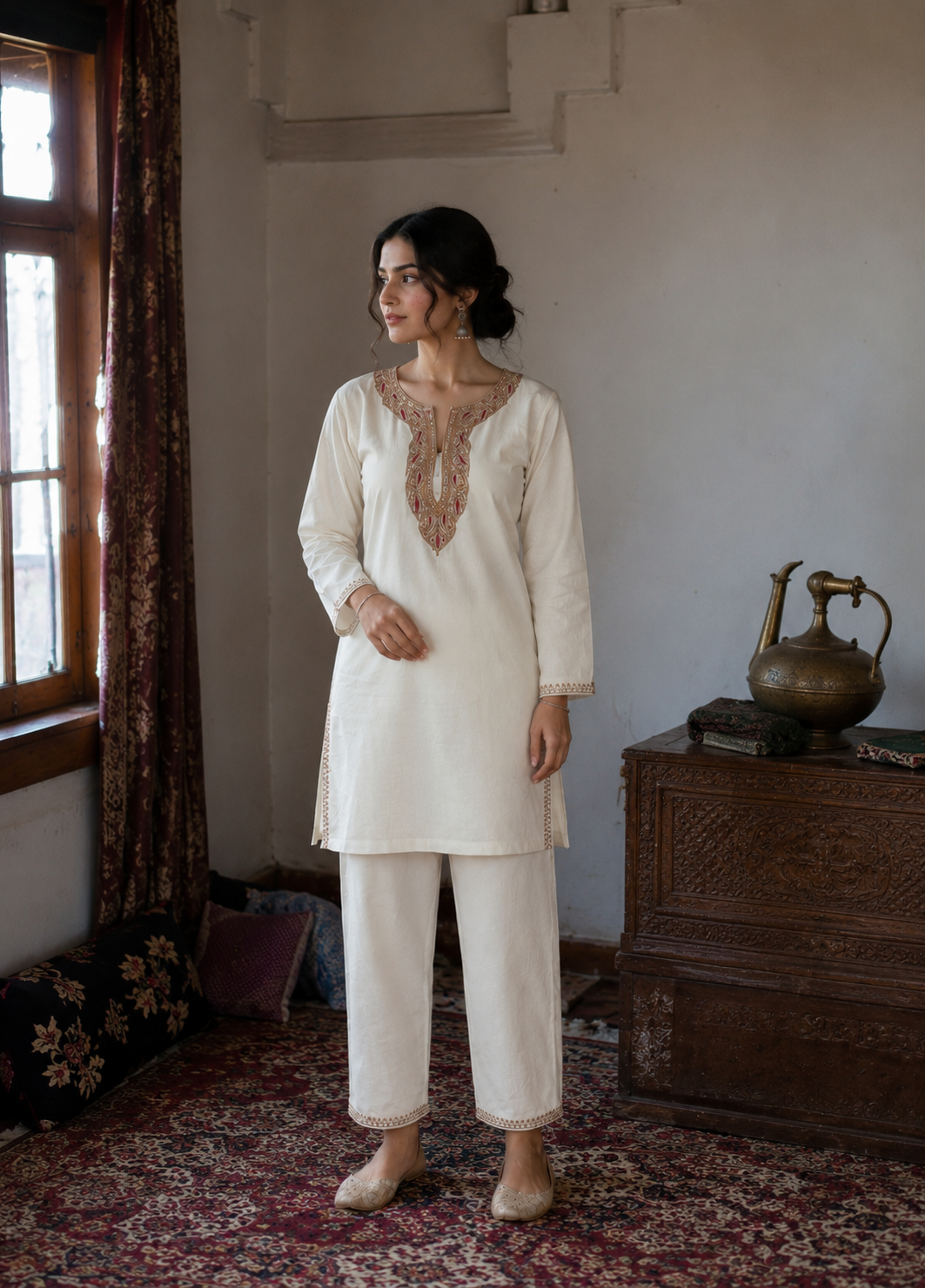 Co-ord set (Tilla work)