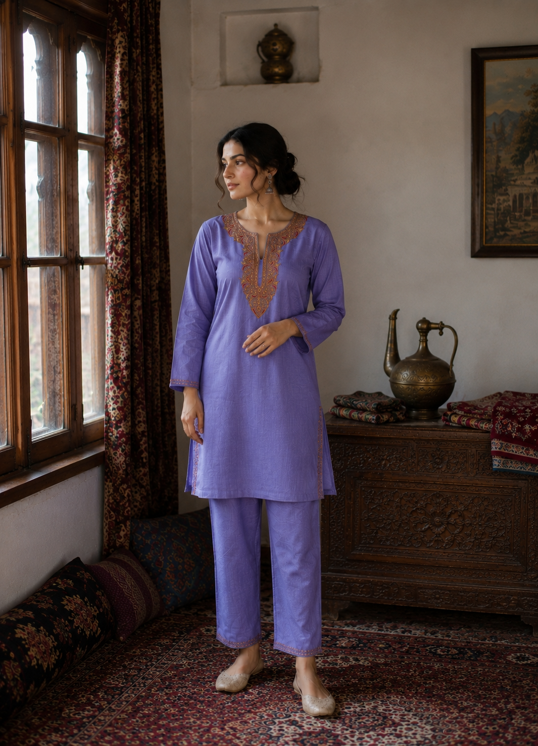 Co-ord set (Tilla work)