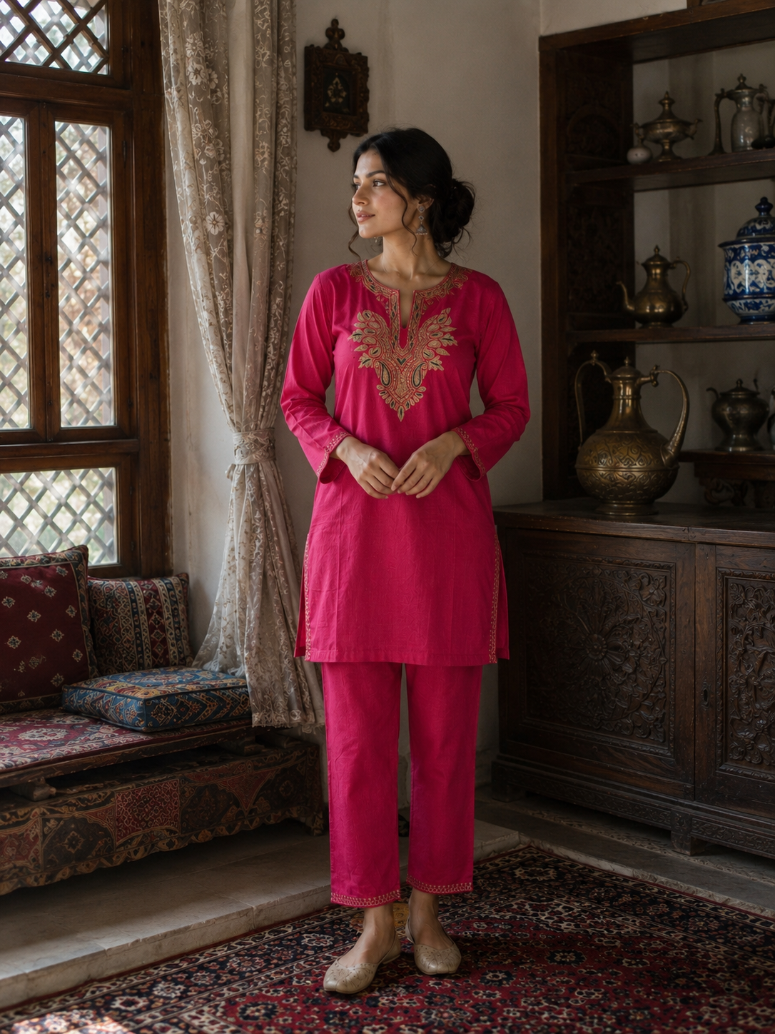 Co-ord set (Tilla work)