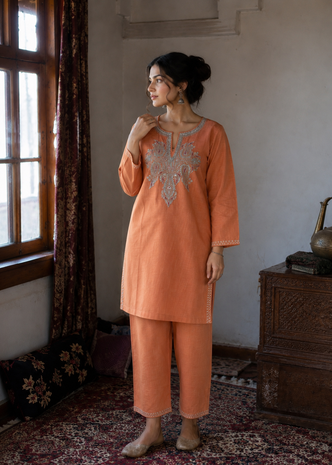 Co-ord set (Tilla work)