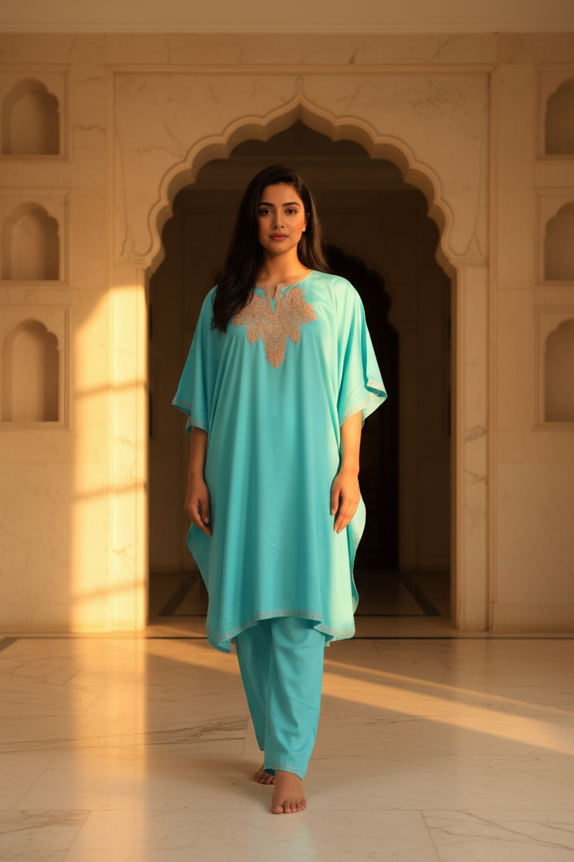 Kaftan with bottom
