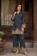 Embroidered Cotton Co-ord Set