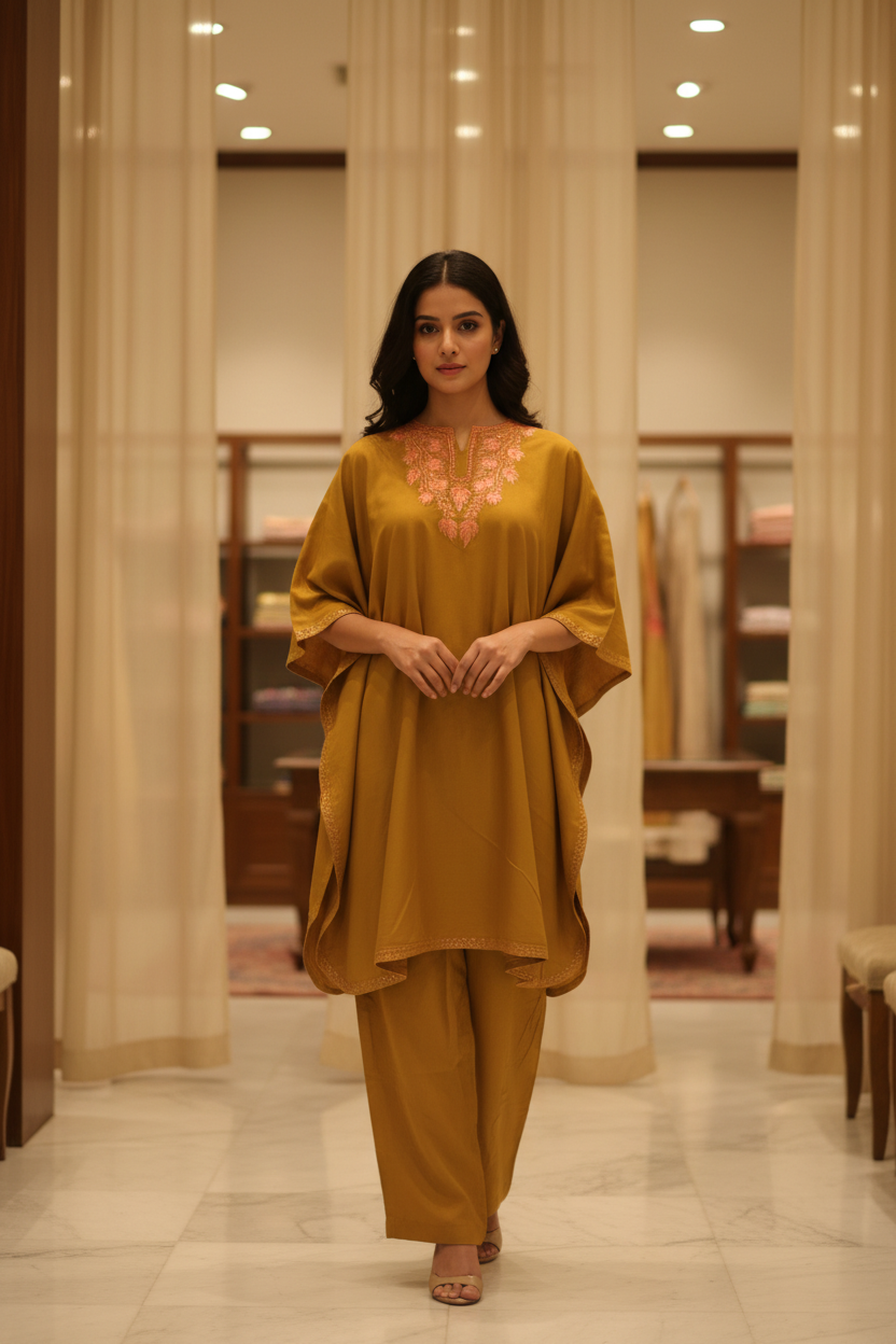 Kaftan with bottom