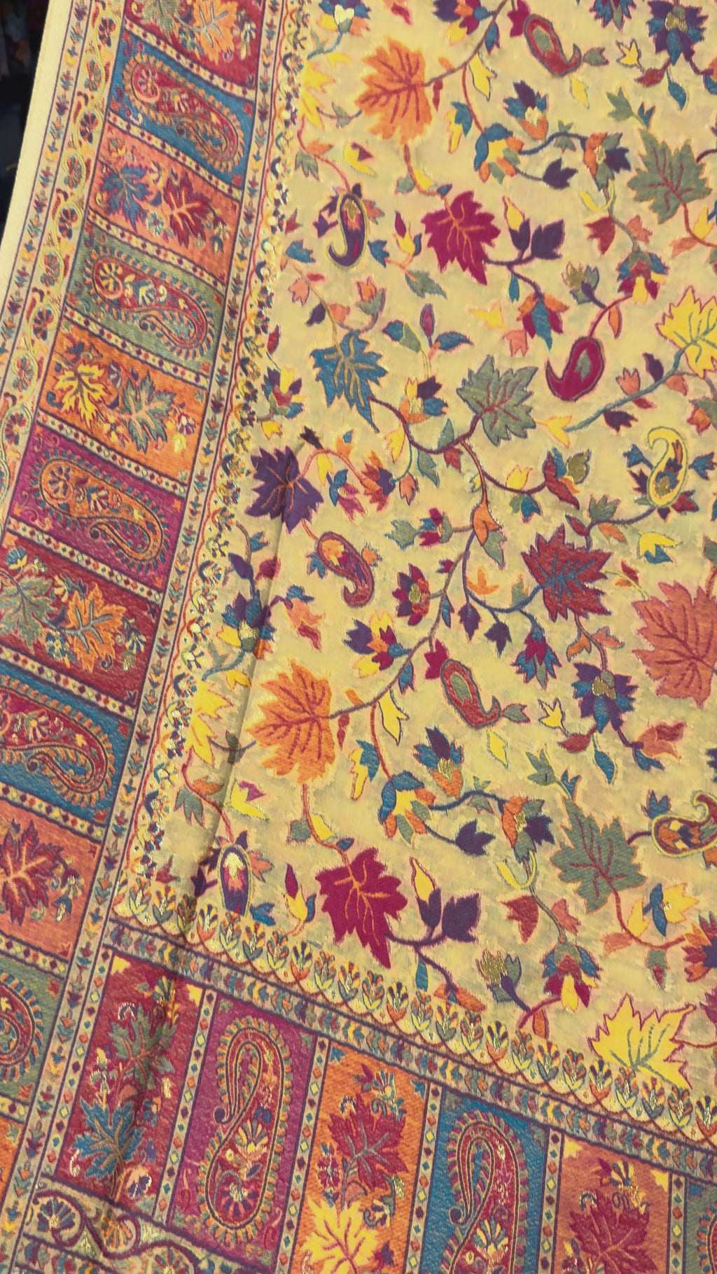 Kani work - Cotton Silk Saree
