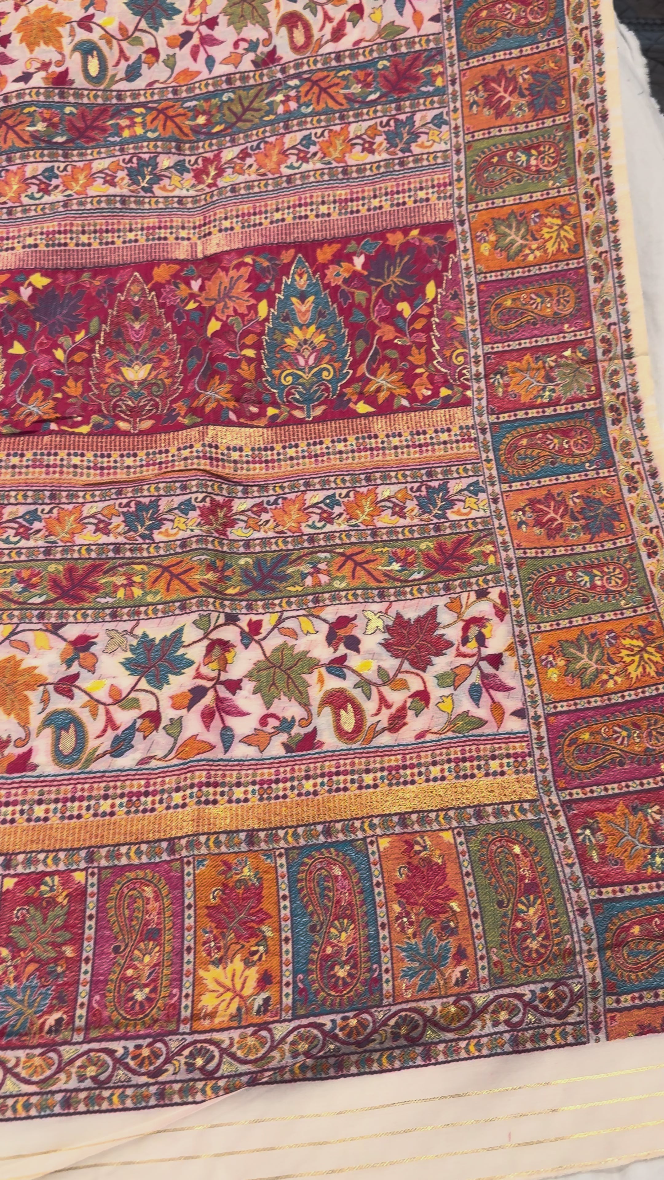 Kani work - Cotton Silk Saree