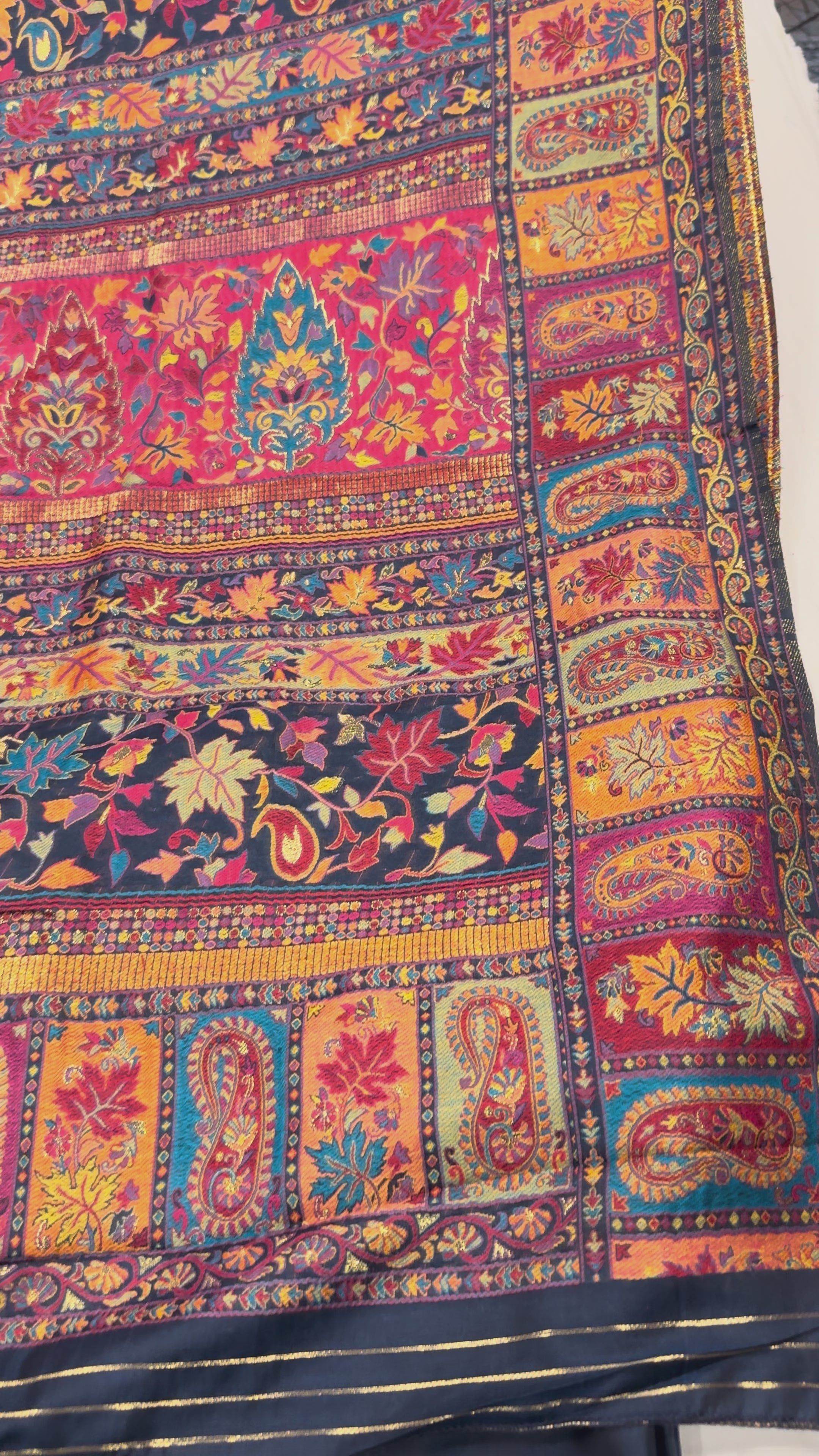 Kani work - Cotton Silk Saree